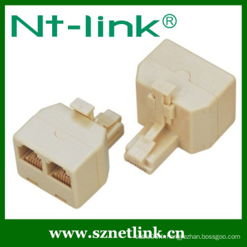 NT-Link Cat5e UTP 2 voies Duplex Jack